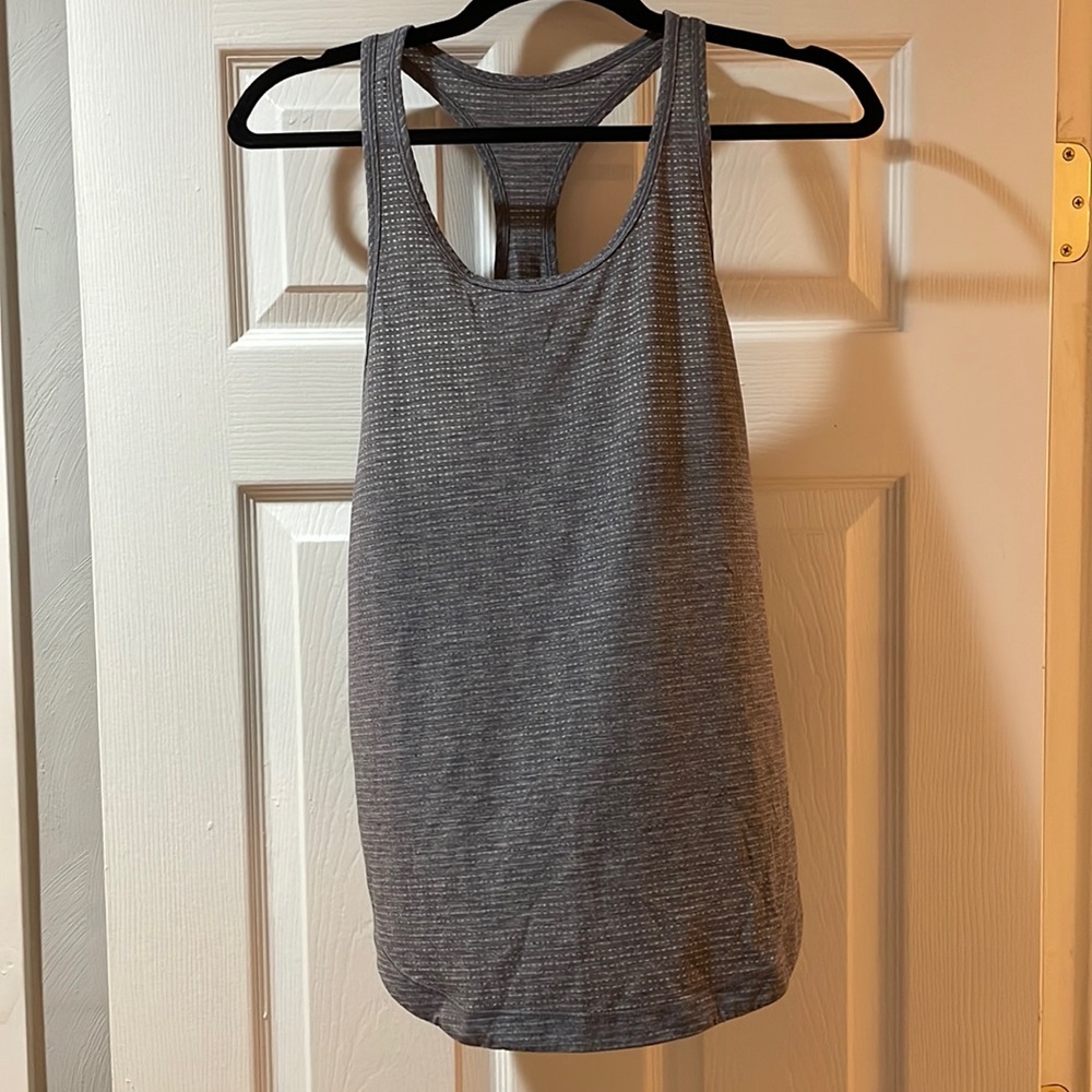 Lululemon grey racer back tank